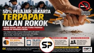 Alarm untuk Orang Tua! Lebih dari 50 Persen Pelajar Jakarta Terpapar Iklan Rokok di Internet